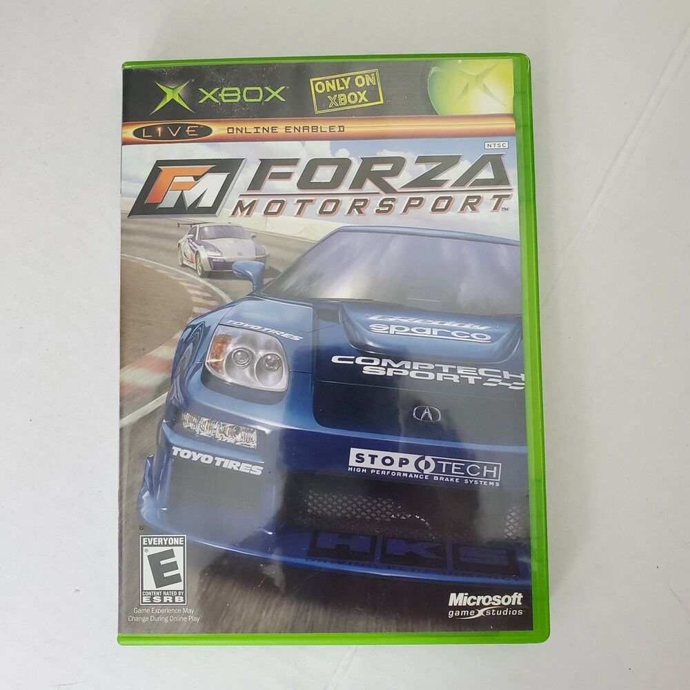 Microsoft XBOX FM Forza Motorsport Rated Everyone (E) Racing Video Game Tested